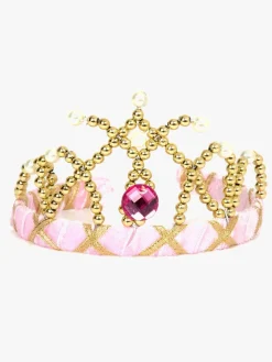 Kostumer & Udklædning-DenGodaFen Den Goda Fen Kostume Tiara Velour, Lyserød