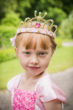 Kostumer & Udklædning-DenGodaFen Den Goda Fen Kostume Tiara Velour, Lyserød