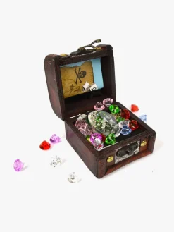 Kostumer & Udklædning-DenGodaFen Den Goda Fen Pirate Skattekiste med Diamanter