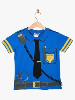 Kostumer & Udklædning-DenGodaFen Den Goda Fen Politi T-shirt