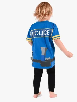 Kostumer & Udklædning-DenGodaFen Den Goda Fen Politi T-shirt