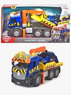 Udelegetøj-DickieToys Dickie Action Mercedes Bjærgningsbil Blå/Orange/Gul