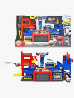 Legetøjsbiler & -Fartøjer-DickieToys Dickie Toys Brand- & Redningsstation