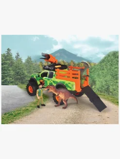 Legetøjsbiler & -Fartøjer-DickieToys Dickie Toys Dino Legesæt Jæger Flerfarvet