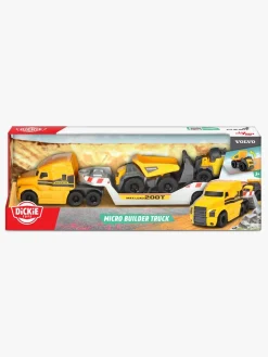 Legetøjsbiler & -Fartøjer-DickieToys Dickie Toys Mack Volvo Lastvogn Med Byggekøretøjer