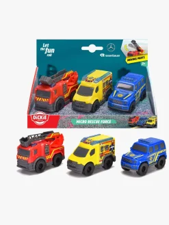 Legetøjsbiler & -Fartøjer-DickieToys Dickie Toys Mini Redningskøretøjer 3-pak