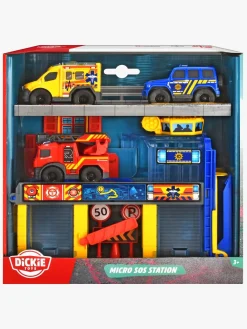 Legetøjsbiler & -Fartøjer-DickieToys Dickie Toys Redningsstation inkl 3 Transportmidler