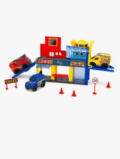 Legetøjsbiler & -Fartøjer-DickieToys Dickie Toys Redningsstation inkl 3 Transportmidler