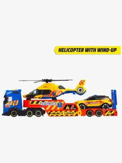 Legetøjsbiler & -Fartøjer-DickieToys Dickie Toys Redningstransport med Bil og Helikopter