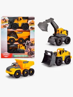 Legetøj Til Børn På 0-10 År|Legetøjsbiler & -Fartøjer-DickieToys Dickie Toys Volvo Byggekøretøjerer 3-Pak
