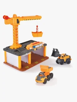 Legetøjsbiler & -Fartøjer-DickieToys Dickie Toys Volvo Parkeringshus med Byggekøretøjerer