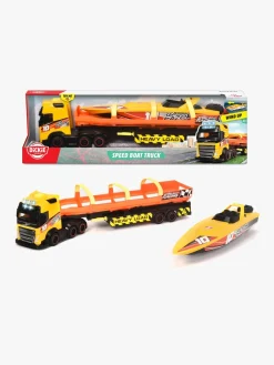 Legetøjsbiler & -Fartøjer-DickieToys Dickie Volvo Sea Race Lastbil Sort/Orange/Gul