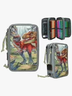 Kreativt Legetøj-DinoWorld Dino World BITE Penalhus med 3 Rum