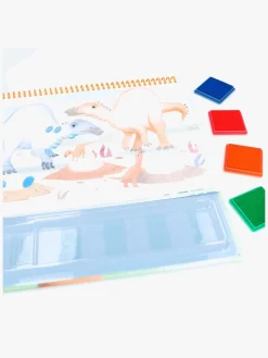 Kreativt Legetøj-DinoWorld Dino World Fingerprint Fun Malebog