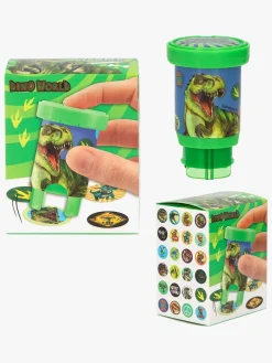 Kreativt Legetøj-DinoWorld Dino World Klistermærkestempel