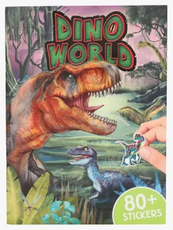Kreativt Legetøj-DinoWorld Dino World Kreabog med Skumklistermærker