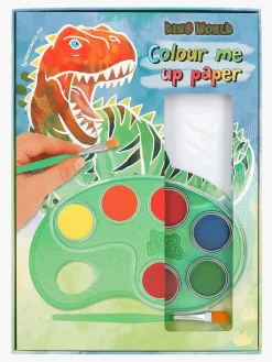 Kreativt Legetøj-DinoWorld Dino World Malesæt Colour Me Up Paper
