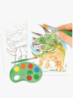 Kreativt Legetøj-DinoWorld Dino World Malesæt Colour Me Up Paper