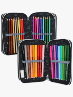 Kreativt Legetøj-DinoWorld Dino World Penalhus med 3 Rum med LED-lys