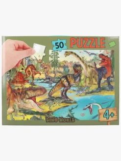 Spil & Puslespil-DinoWorld Dino World Puslespil 50 Brikker