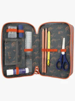 Kreativt Legetøj-DinoWorld Dino World Roar Tredelt Penalhus, Grå