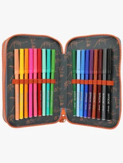 Kreativt Legetøj-DinoWorld Dino World Roar Tredelt Penalhus, Grå