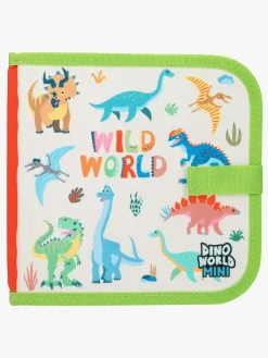 Kreativt Legetøj-DinoWorld Malebog Mal og Visk Ud