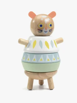 Babylegetøj-Djeco BabySouri Mus Stabeltårn