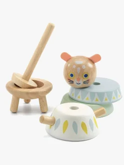 Babylegetøj-Djeco BabySouri Mus Stabeltårn