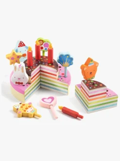 Rolleleg-Djeco Legetøjskage Happy Birthday