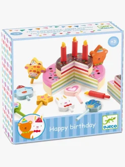 Rolleleg-Djeco Legetøjskage Happy Birthday