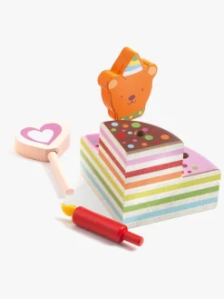 Rolleleg-Djeco Legetøjskage Happy Birthday