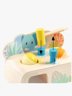 Trælegetøj-Djeco Multi Tap Hammerbræt