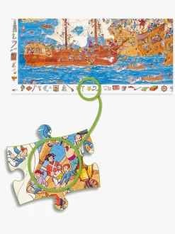 Spil & Puslespil-Djeco Observationspuslespil Pirat 100 Brikker