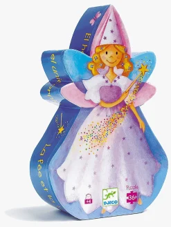 Spil & Puslespil-Djeco Puslespil Fe & Enhjørning 36 Brikker