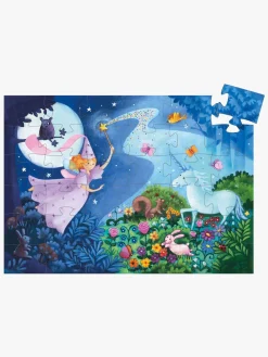 Spil & Puslespil-Djeco Puslespil Fe & Enhjørning 36 Brikker