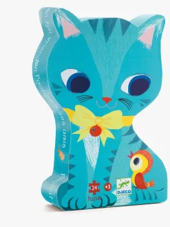 Spil & Puslespil-Djeco Puslespil Kat 24 Brikker