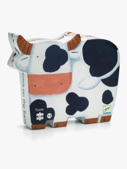 Spil & Puslespil-Djeco Puslespil Køer På Gården 24 Brikker