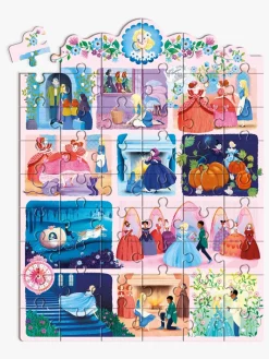 Spil & Puslespil-Djeco Puslespilssæt Askepot 54 Brikker