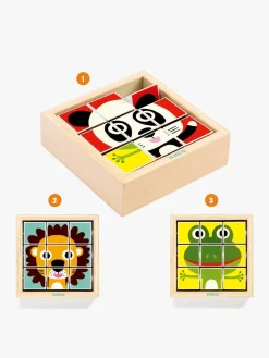 Spil & Puslespil-Djeco Puttekasse Tournanimo 3-i-1