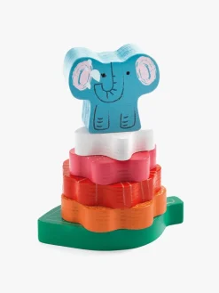 Babylegetøj-Djeco Stablelegetøj Puzz & Stack Flerfarvet