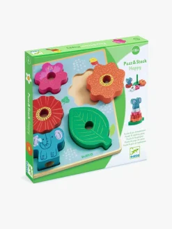 Babylegetøj-Djeco Stablelegetøj Puzz & Stack Flerfarvet