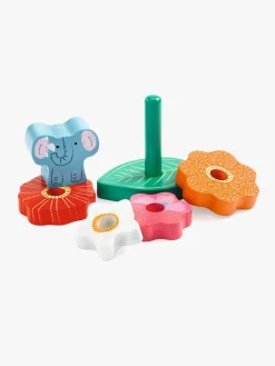 Babylegetøj-Djeco Stablelegetøj Puzz & Stack Flerfarvet