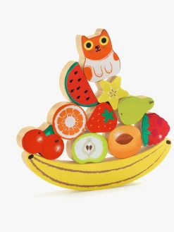 Spil & Puslespil-Djeco Træpuslespil Happy Puzz & Boom Flerfarvet