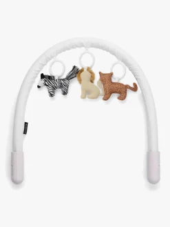 Babylegetøj-DockATot Legetøjsbøjle Toy Bundle, White/ Day at the Zoo