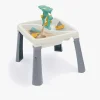 Togbaner & Legeborde-DOLU Sand, Water & Creativity 3-i-1 Legebord, Creme
