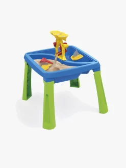 Togbaner & Legeborde-DOLU Sand, Water & Creativity 3-i-1 Legebord, Blå/Grøn