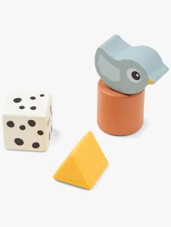 Babylegetøj-DoneByDeer Done By Deer Aktivitetsklodser 4-pak