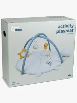 Babylegetøj-DoneByDeer Done By Deer Aktivitetstæppe Sea Friends, Blue Blå