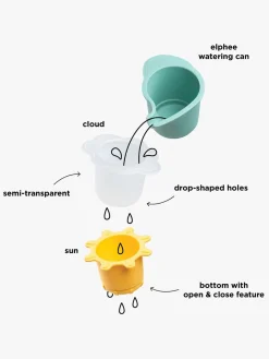 Vandlegetøj-DoneByDeer Done By Deer Badelegetøj & Stabeltårn Elphee, Colour Mix
